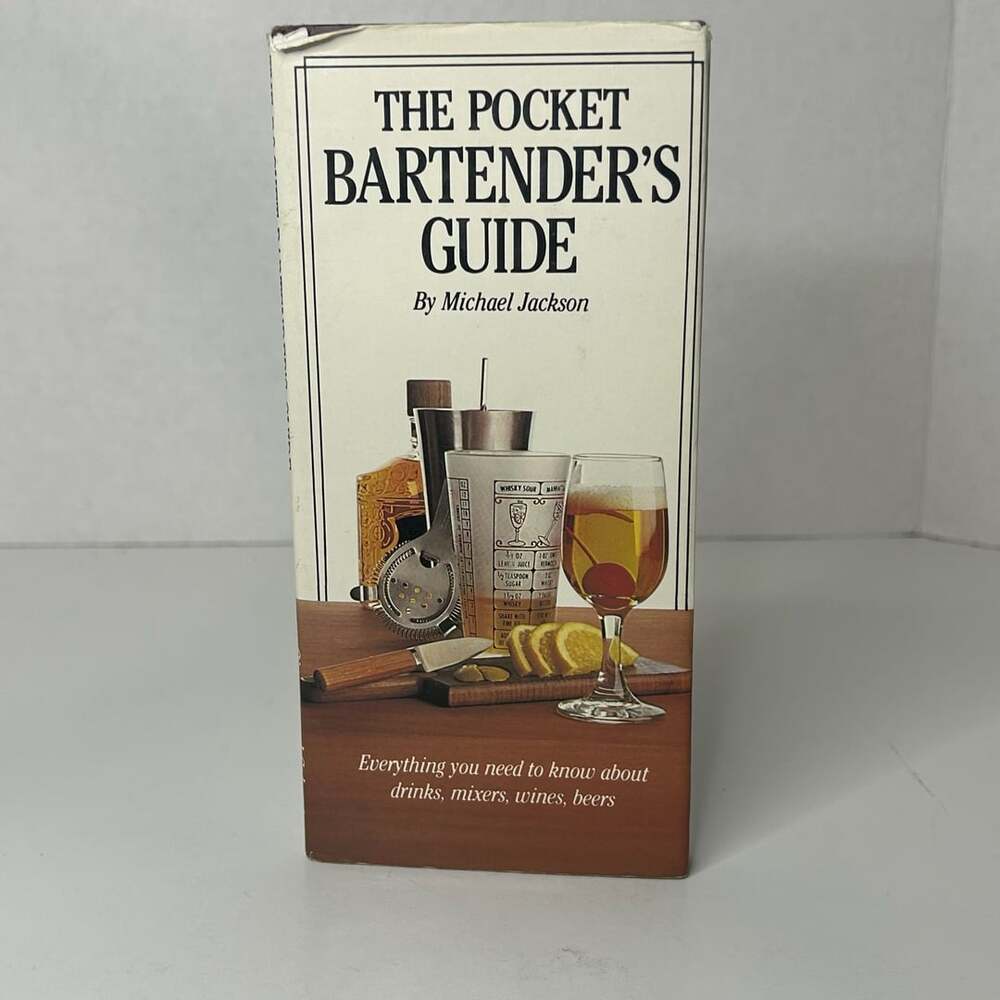 The Pocket Bartender's Guide by Michael Jackson Vintage Paperback Book